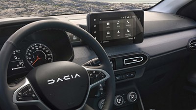 Uus Dacia Jogger media Nav multimeedia Android Auto Apple CarPlay sisekujundus