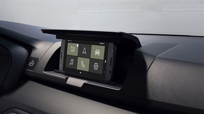 Uus Dacia Sandero kaasaegsed tehnoloogiad Media Control ja Dacia Media Control Apple CarPlay Android Auto