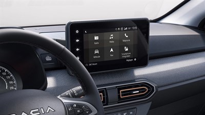 Uus Dacia Sandero Stepway kaasaegsed tehnoloogiad Media Nav Apple CarPlay Android Auto